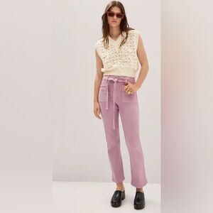 Mango Straight-Leg Jeans with Bow